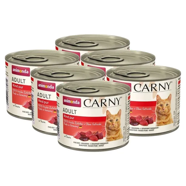 Animonda Carny Adult hovädzie mäso 6 x 200 g