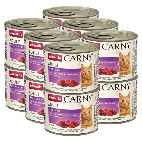 Animonda Carny Adult hovädzie + jahňa 12 x 200 g