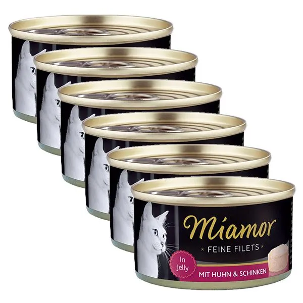Konzerva Miamor Filet kura a šunka 6 x 100 g
