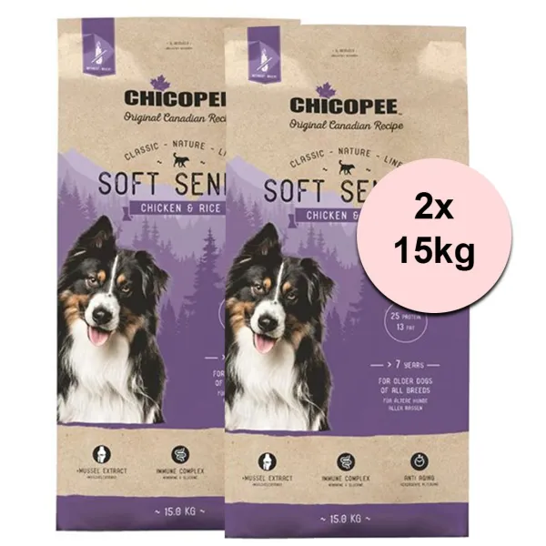 CHICOPEE Soft Senior Chicken & Rice 2 x 15 kg