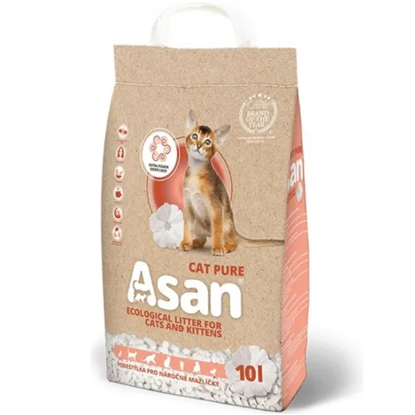 Asan Cat Pure podstielka pre mačky 10 L