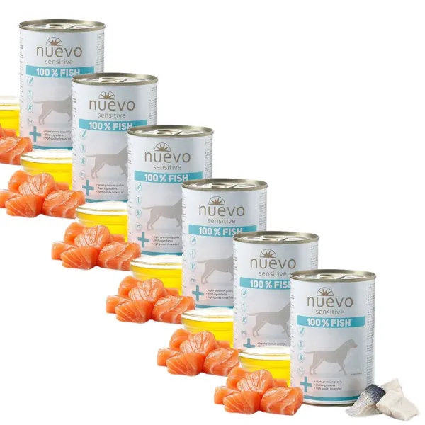 NUEVO Dog Sensitive FISH 6 x 375 g