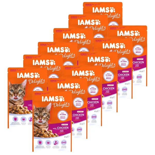 Iams Senior Cat chicken 12 x 85 g