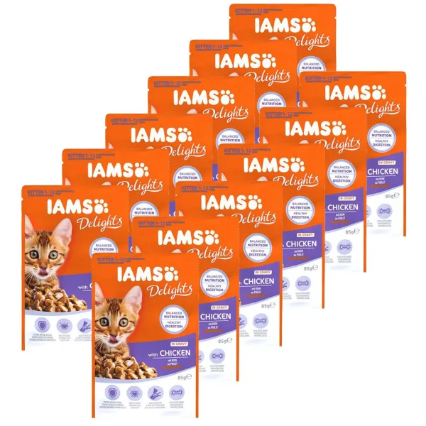 Iams Kitten chicken 12 x 85 g