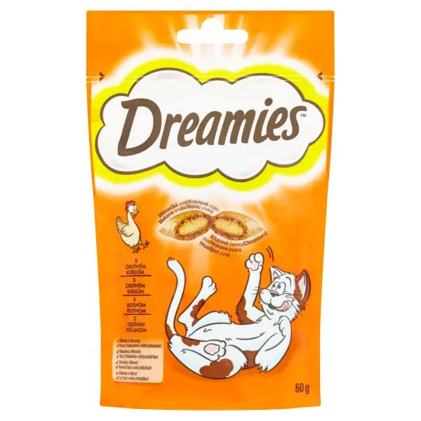 Dreamies pochúťky s kuracím mäsom 60 g