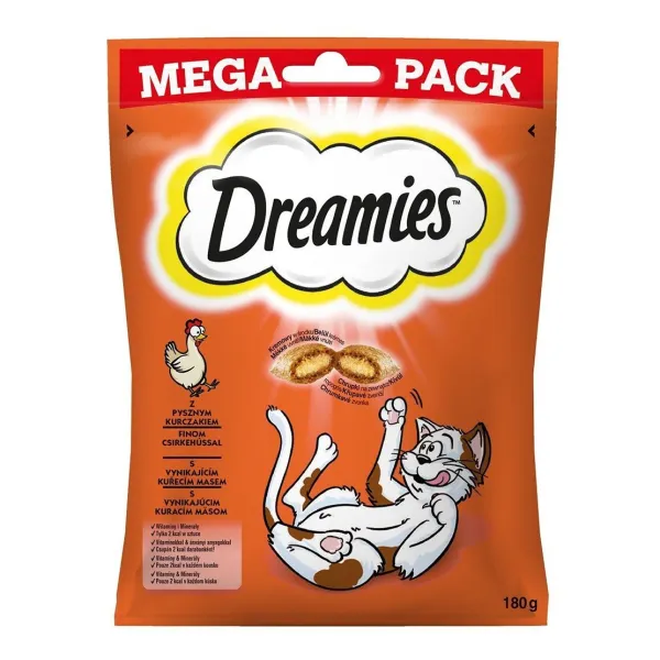 Dreamies pochúťky s kuracím mäsom 180 g