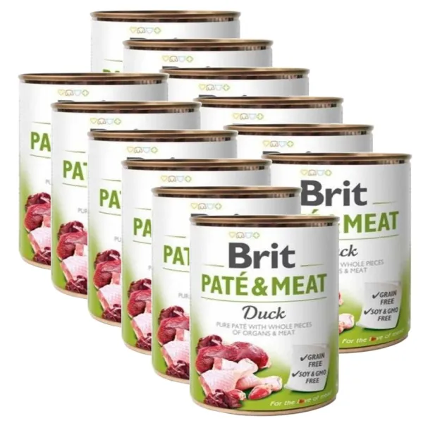 Konzerva Brit Paté & Meat Duck 12 x 800 g