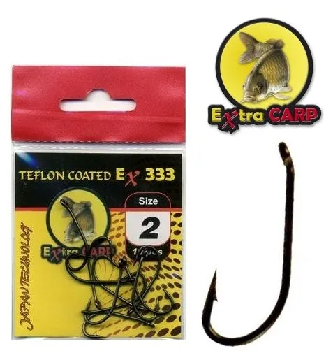 Extra Carp Teflon Hooks EX 333 size 2