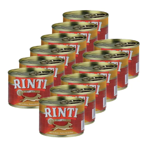 RINTI Gold Kuracie mäso - konzerva 12 x 185 g