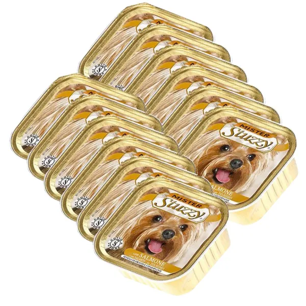 Vanička Mister STUZZY Dog - losos, 12 x 150g