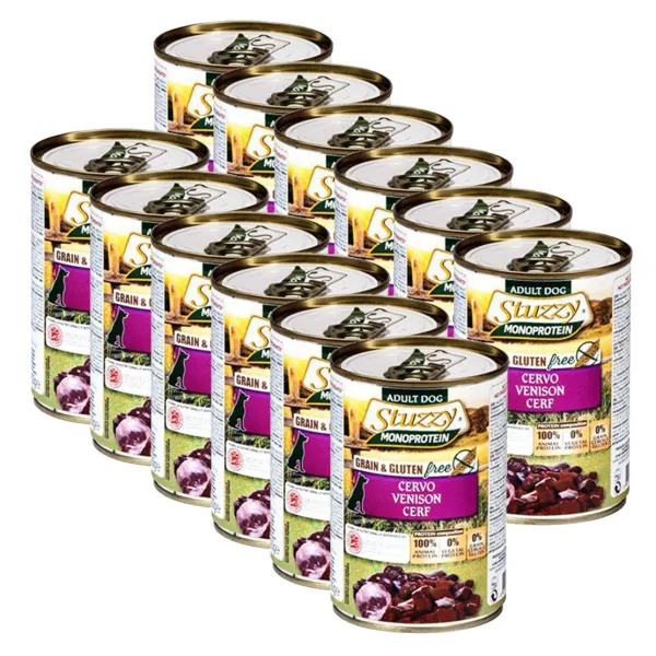 Konzerva STUZZY Dog Monoprotein - divina, 12 x 400g