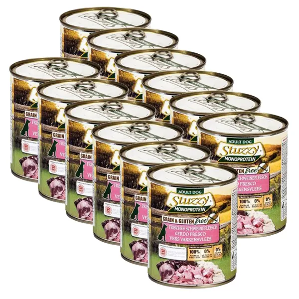 Konzerva STUZZY Dog Monoprotein - bravčové, 12 x 800g