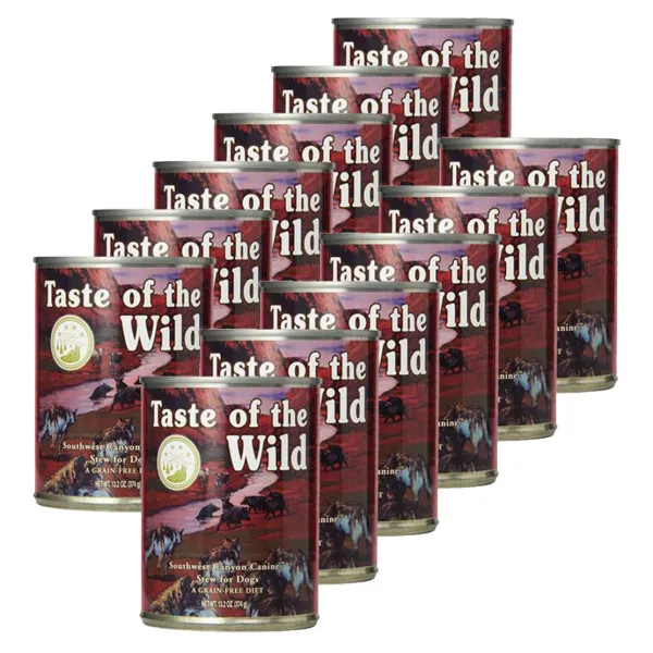 TASTE OF THE WILD Southwest Canyon Canine - konzerva, 12 x 390g