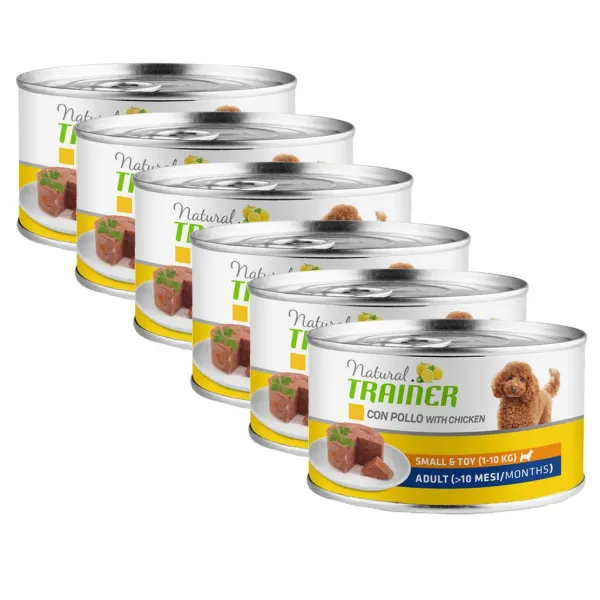 Trainer Natural Adult Small & Toy kura 6 x 150 g