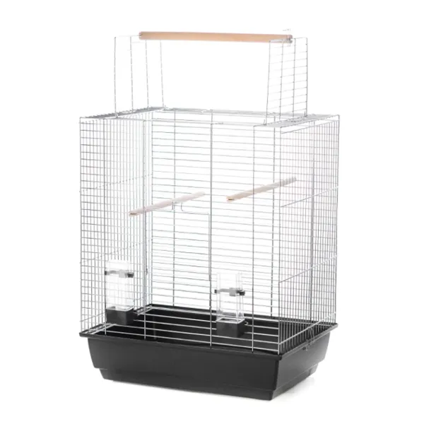 Klietka pre vtáky ARA zinc - 54 x 34 x 65,5 cm ČIERNA