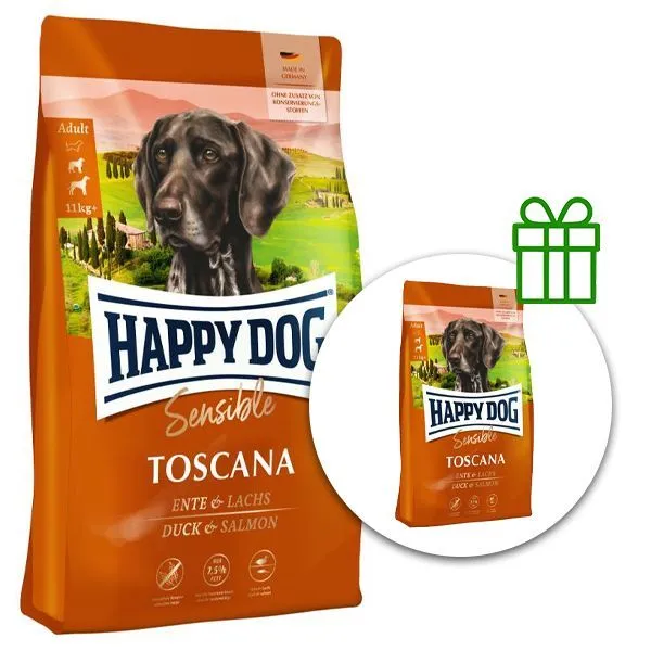 Happy Dog Sensible Toscana 12,5 kg + 3 kg ZADARMO