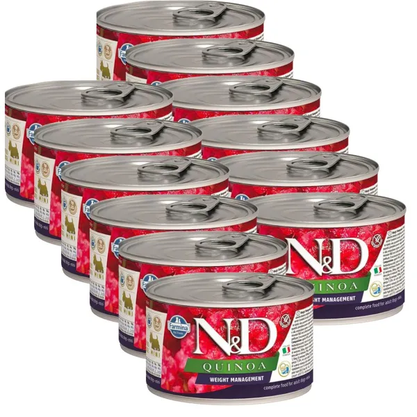 Farmina N&D dog Quinoa Mini Weight Management 12 x 140 g