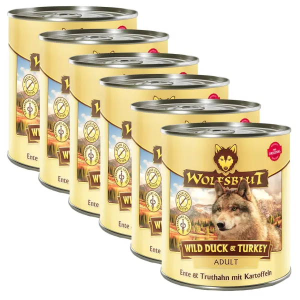 Konzerva Wolfsblut Wild Duck & Turkey 6 x 800 g