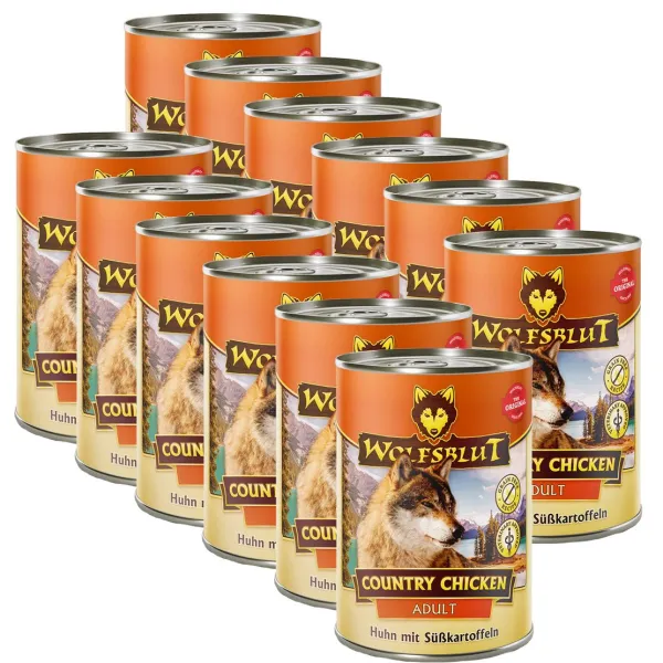 Konzerva Wolfsblut Country Chicken 12 x 395 g