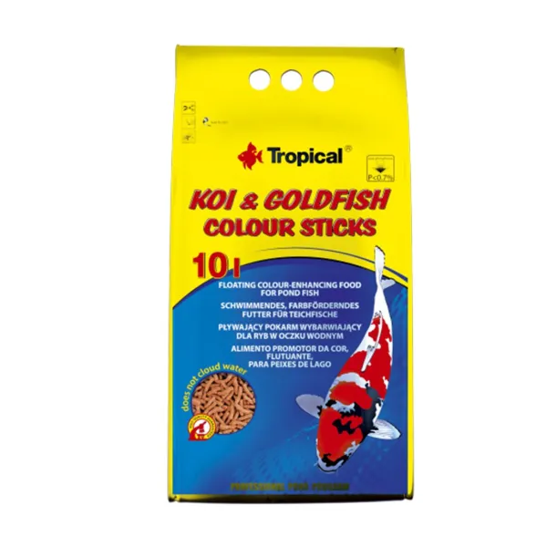 TROPICAL Koi & Goldfish colour sticks - 10 L