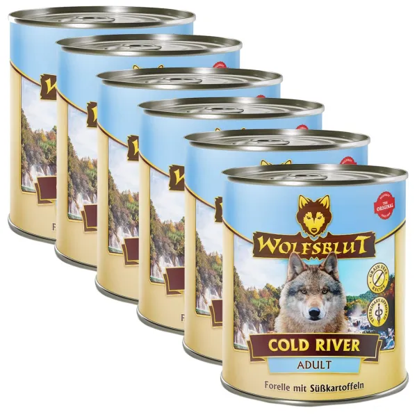 Konzerva WOLFSBLUT Cold River 6 x 800 g