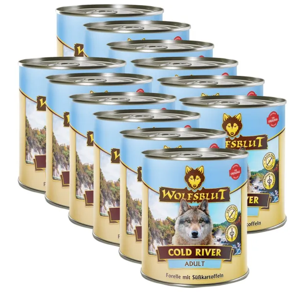 Konzerva WOLFSBLUT Cold River 12 x 800 g