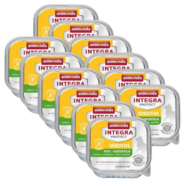 Animonda INTEGRA Protect dog Sensitive morčacie s paštrnákom 12 x 150 g