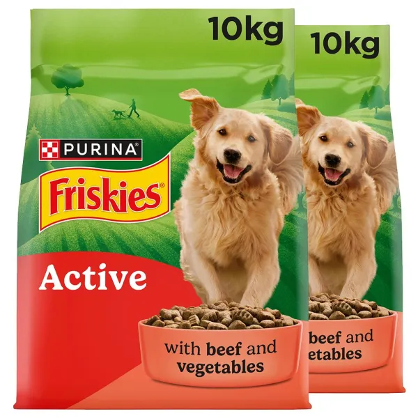 Friskies Active granule pre psov hovädzie 2x10 kg