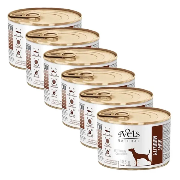 4Vets Natural Veterinary Exclusive JOINT MOBILITY 6 x 185 g