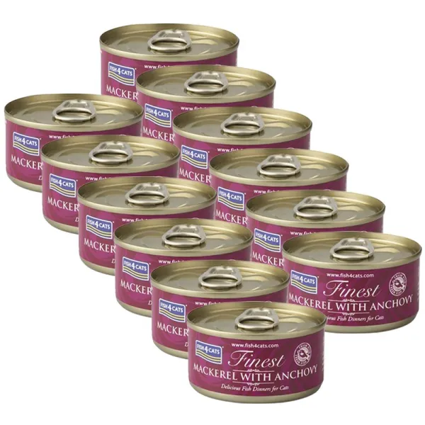 Fish4cats Finest Mackerel & Anchovy 12 x 70 g