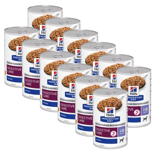 Hill's Prescription Diet i/d Low Fat Starostlivosť o zažívanie konzerva pre psov 12 x 360 g