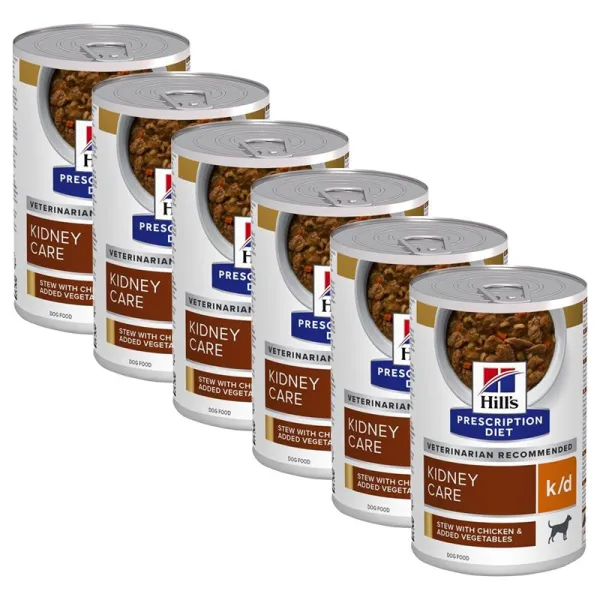 Hill's Prescription Diet k/d Stew Starostlivosť o obličky konzerva pre psov 6 x 354 g