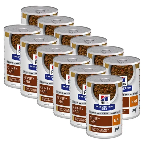 Hill's Prescription Diet k/d Stew Starostlivosť o obličky konzerva pre psov 12 x 354 g