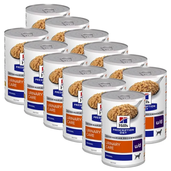 Hill's Prescription Diet u/d Starostlivosť o močový systém konzerva pre psov 12 x 370 g