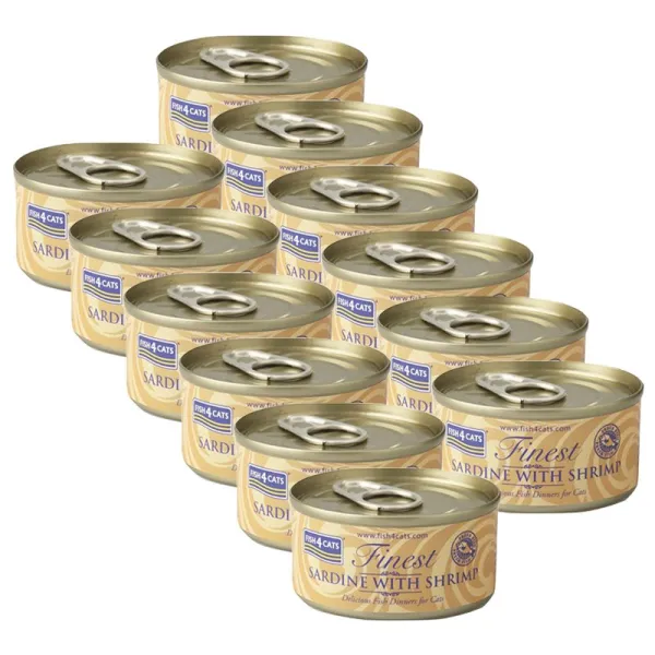 Fish4cats Finest Sardine & Shrimp 12 x 70 g