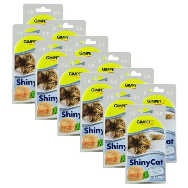 Gimpet ShinyCat tuniak a krevety 24 x 70 g