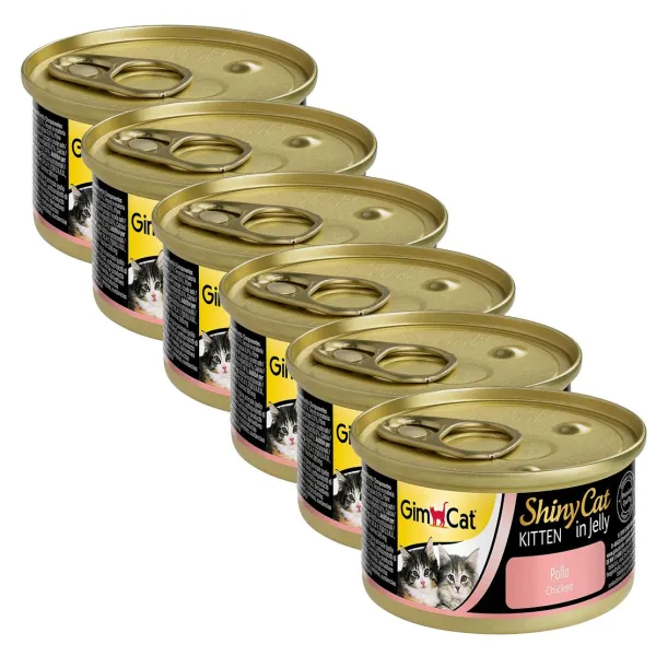 GimCat ShinyCat Kitten kura 6 x 70 g
