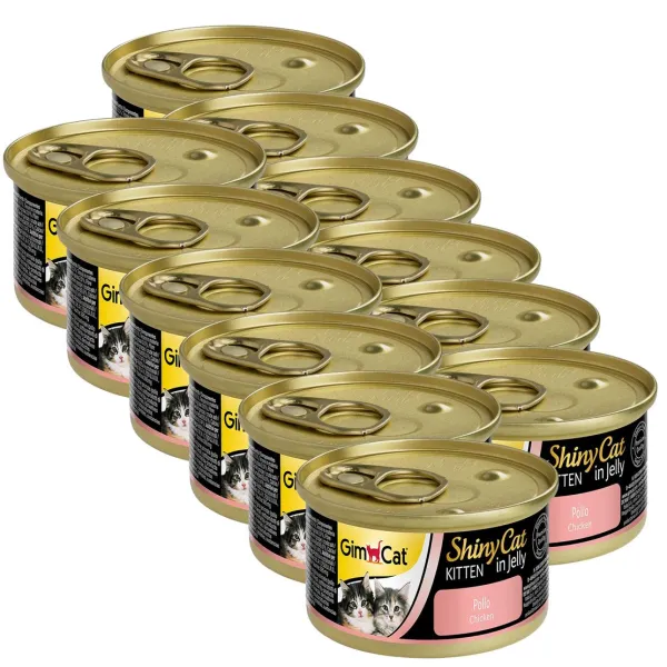 GimCat ShinyCat Kitten kura 12 x 70 g