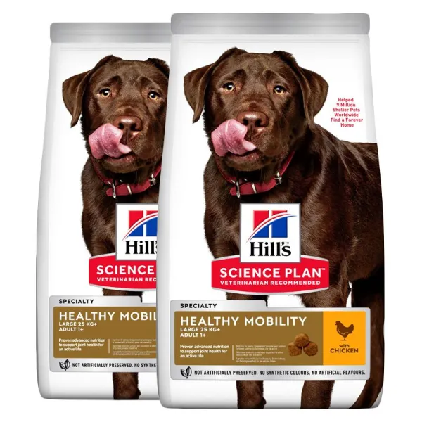 Hill's Science Plan Healthy Mobility pre veľké dospelé psy s kuracím 2 x 14 kg