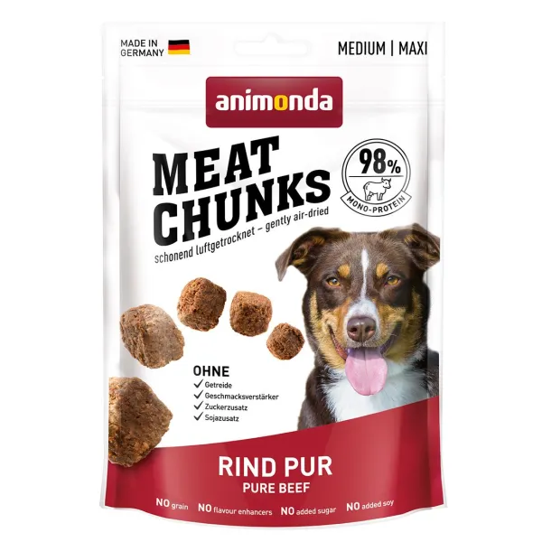 Animonda Meat Chunks Medium & Maxi Dog - hovädzie 80g
