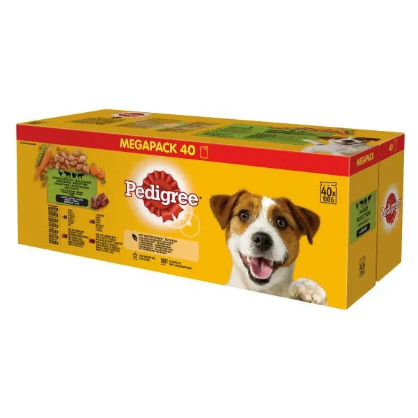 Pedigree MEGAPACK 40 Zmiešaný výber v šťave 40 x 100 g