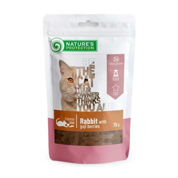 Natures Protection cat rabbit with goji berries 75 g