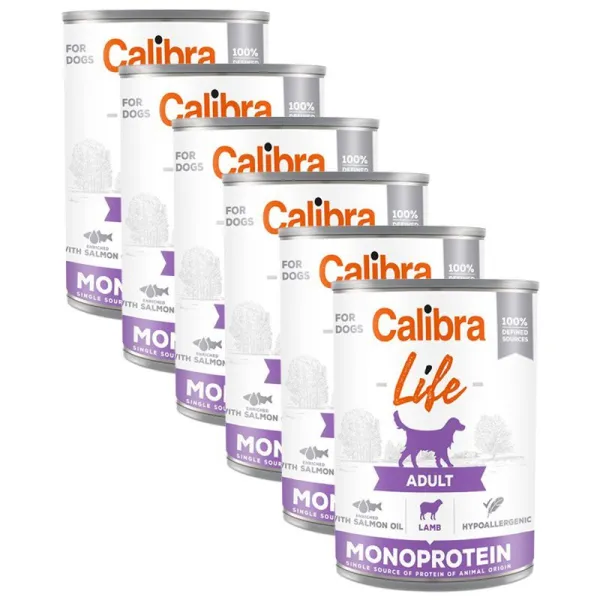 Calibra Dog Life Adult Lamb 6 x 400 g