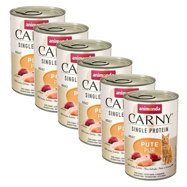Animonda Carny Adult Single Protein - Čisté morčacie 6 x 400 g
