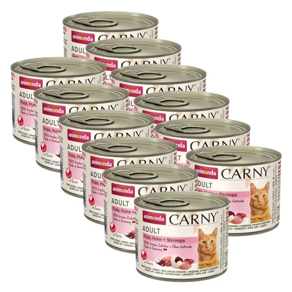 Animonda Carny Adult - Morka, kura a krevety 12 x 200 g