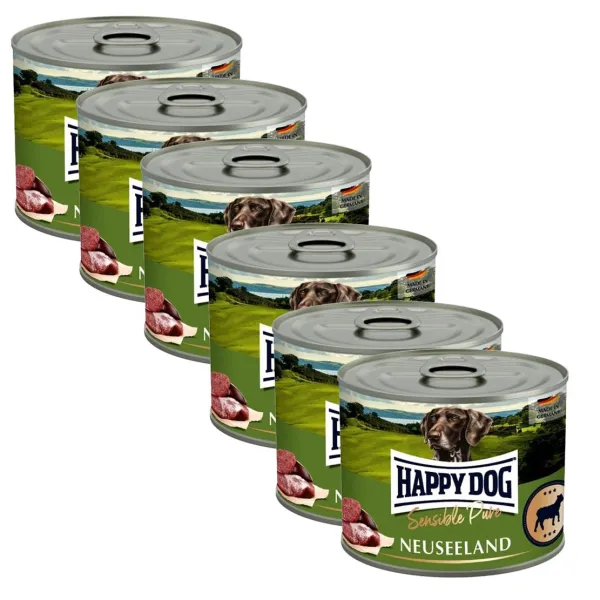 Happy Dog Lamm Pur Neuseeland 6 x 200g / jahňacie