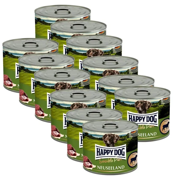 Happy Dog Lamm Pur Neuseeland 12 x 200g / jahňacie