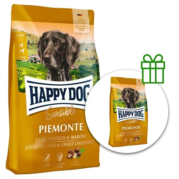Happy Dog Sensible Piemonte 10 kg + 3 kg ZADARMO