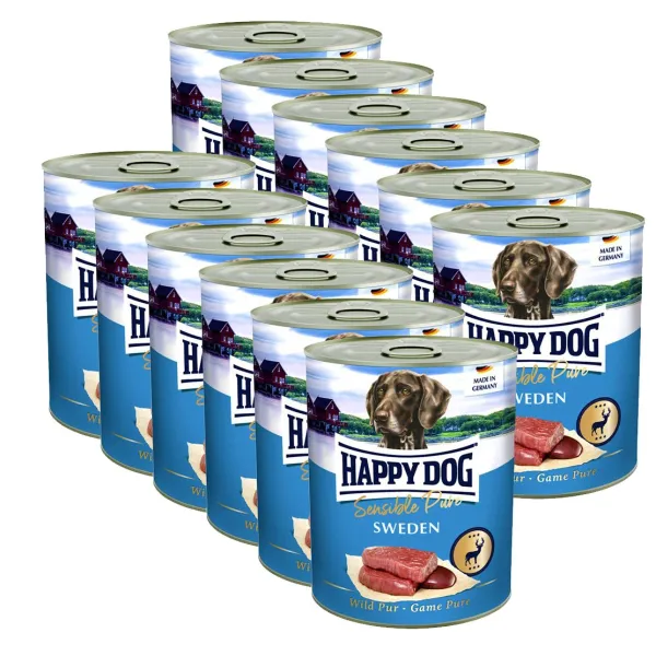 Happy Dog Wild Pur Sweden 12 x 800g / divina
