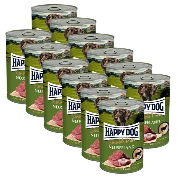 Happy Dog Lamm Pur Neuseeland 12 x 400g / jahňacie